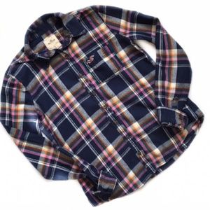 Hollister Rainbow Flannel
